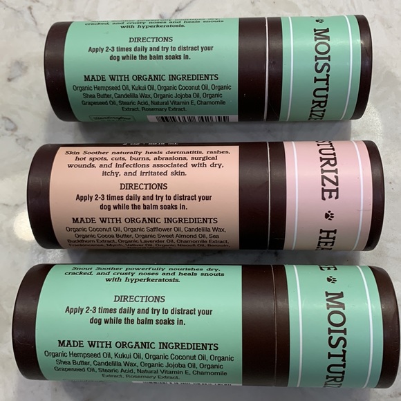 NWT 2 Snout Soother & 1 Skin Soother **BENEFITS ANIMAL RESCUE** - Picture 2 of 5